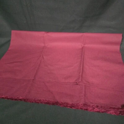 Burgundy Cotton Fabric 46" Wide 1 Yard Long - Image 1 of 4