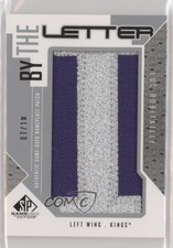 2009-10 SP Game Used Edition By the Letter /10 Luc Robitaille #BL-LR HOF