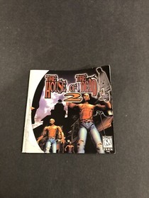 house of the dead 2 dreamcast manual only