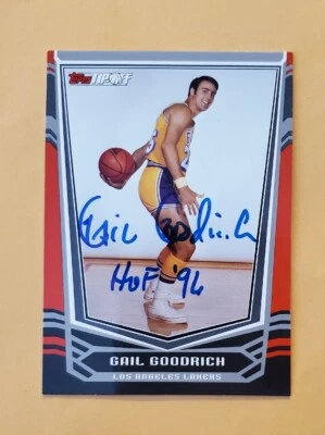 Gail Goodrich Signed 2008-09 Topps Tip Off Autograph Auto HOF 96 - Image 1 of 4