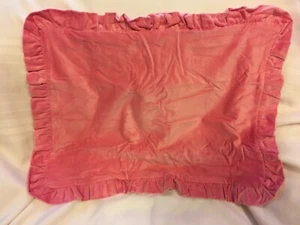 PINK PLUSH STANDARD SIZE PILLOW SHAM  100% COTTON  NEW ~ FREE SHIPPING - Picture 1 of 7