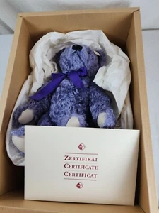 Steiff Lavender Blue Bear 1998 Limited, COA, Tag, Sound - Super low 193/3500 - Bild 1 von 6
