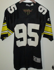 1995 Starter NFL Pittsburgh Steelers #95 Lloyd Men's Black Football Jersey S/M