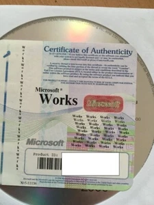 Microsoft Works 2000 Lizenz mit Key plus orig.CD.... - Bild 1 von 1