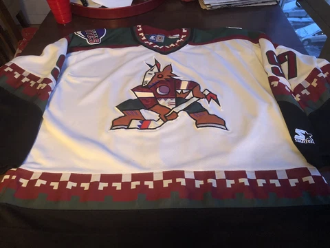 JEREMY ROENICK  STARTER ORIGINAL NHL PHOENIX COYOTES JERSEY SIZE XL Cover