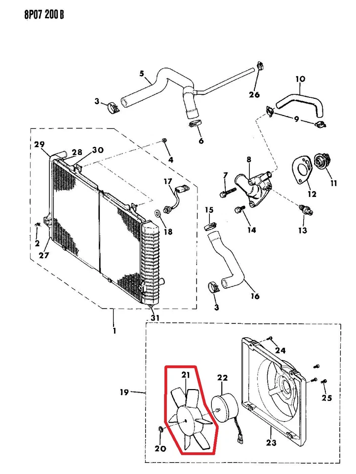 NUEVO COMO NUEVO MOPAR GENUINO OEM RADIADOR VENTILADOR HOJA 83504640 DODGE MONACO EAGLE PREMIER Foto 1 de 4