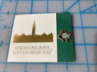Under One Roof Canada Parliament Bldg. Maple Leaf Lapel Pin 