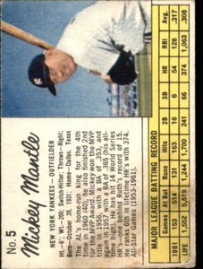 1962 Post Baseball Assorted U-PICK! SEE SCANS - **QUANTITY**