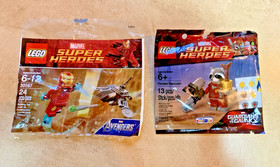 LEGO Marvel: Iron Man Vs. Fighting Drone 30167 + Rocket Raccoon 5002145 Polybags