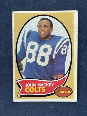 1970 Topps #62 John Mackey Baltimore Colts GOOD - Image 1 of 2