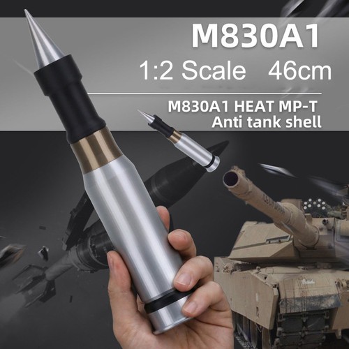 3D Printed 46cm 1:2 Military Model USA 120mm M830A1 HEAT MP-T Anti-Tank ...