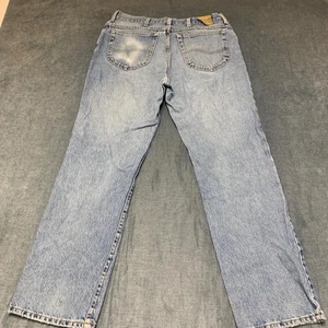 Lee Jeans Herren 32x31 blau Denim Baumwolle helle Waschung Streetwear Reise gerades Bein - Bild 1 von 18