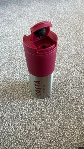 Tazza/Tazza da viaggio alta Costa Coffee acciaio inox rosso Costa - 450 ml/16 oz - Foto 1 di 4