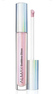 Brillo de labios Almay Goddess #200 rosa angélico iridiscente holográfico tamaño completo - Imagen 1 de 2