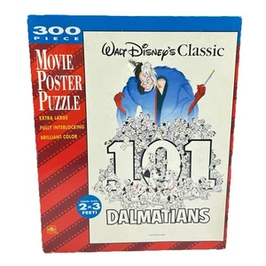 Disney's 101 Dalmatians Movie Poster Puzzle Golden 300 Pieces 2 x 3 Feet New - Picture 1 of 4
