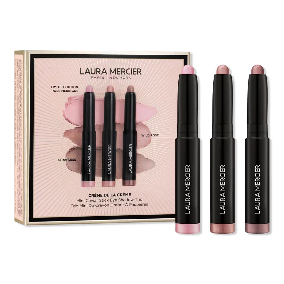 Laura Mercier Crème de la Crème Mini Caviar Stick Eye Shadow Trio- Lim-Ed! NIB!! - Image 1 of 4