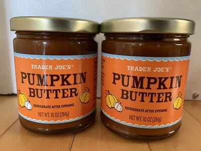 (Paquete de 2) Mantequilla de calabaza Trader Joe's 10 oz ¡LIMITADA/ESTACIONAL! Foto 1 de 4