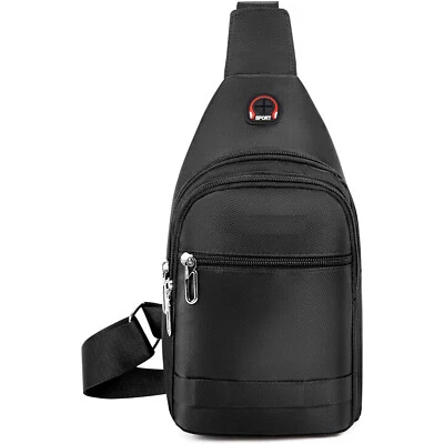 Riñonera deportiva causal de lona para hombre Foto 1 de 4