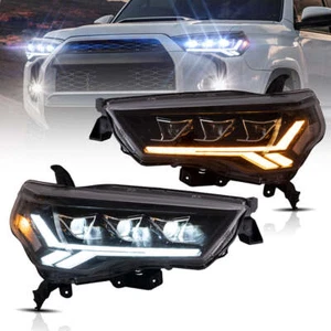 VLAND LED Projector Headlights For 2014-2023 Toyota 4Runner W/Sequential Signal - Picture 1 of 12