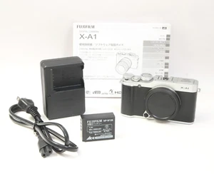 Fujifilm X Series X-A1 16.3 MP Mirrorless Digital Camera Body - Silver - Picture 1 of 11