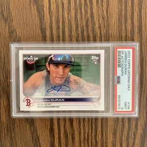 2022 Topps Opening Day Jarren Duran SP RC Auto PSA 9 Variation /10 Pop 1 56k Odd - Picture 1 of 4