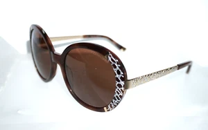 NEW AUTHENTIC JUDITH LEIBER COUTURE WALTZ WOOD SUNGLASSES - Picture 1 of 6