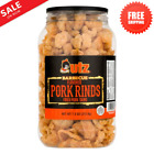 Pork Rinds, Barbecue, 7.5 oz Barrel New Free Shipping