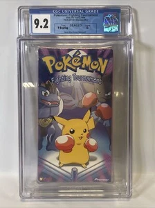 CGC Graded 9.2 A+ Pokemon Fighting Tournament NEW SEALED VHS Video - Picture 1 of 11
