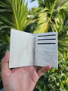 Himalaya Genuine 100% Doubleside EXOTIC Leather Skin Men's Card Holder,Wallets - Picture 1 of 9