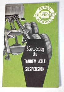 1957 SERVICING the TANDEM AXLE SUSPENSION CHEVROLET - Picture 1 of 2
