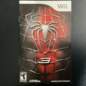 Spider-Man 3 Nintendo Wii solo manual de instrucciones - Imagen 1 de 2