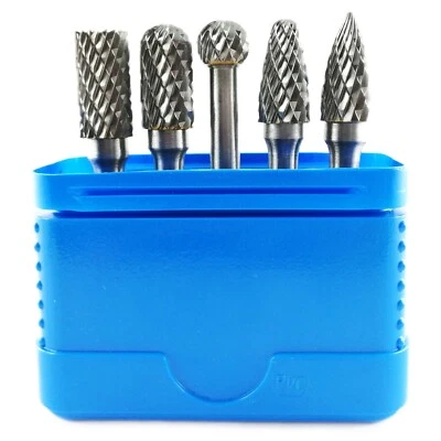 WRS Hartmetall-Frässtifte Satz mit Universal-Kreuzverzahnung, Industriequalität