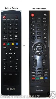 New RCA Replaced Remote RCA2 for RCA LED LCD TV Remote - Image 1 of 3