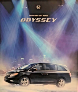 2011 HONDA ODYSSEY Original DEALERSHIP SALES BROCHURE & FOLD-OUT POSTER-24 Pages - Picture 1 of 9