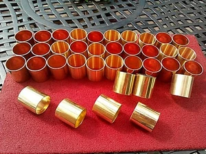 Brass tube 38 mm O/D X 35 mm I/D x 1 mm wall x 39 mm long /sleeve/collar/ bush - Picture 1 of 6
