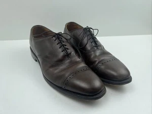 Allen Edmonds Byron Cap Toe Dress Shoes Men’s 12 A Brown - Picture 1 of 14