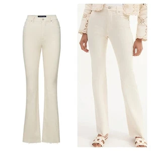 Veronica Beard Jeans Women's Cameron Mid Rise Bootcut with Raw NWT 298 Sz 23 - Picture 1 of 9