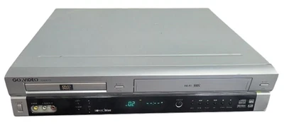 Go Video DVR4100 DVD VCR Combo Sonic Blue VHS Recorder + New Universal Remote - Image 1 of 4