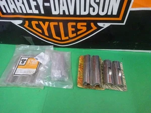 Harley BIG TWIN'S & CUSTOM'S CHOICE of S&S or VT NOS Chrome Pushrod Cover CLIPS - Picture 1 of 20