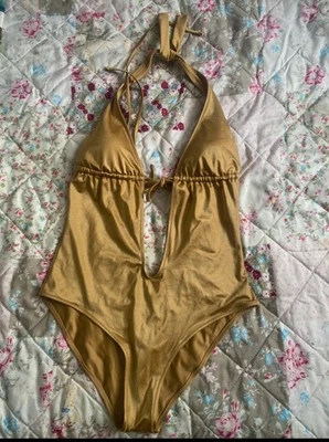 Guess Badeanzug Gold M ca 38 Neu  - Bild 1 von 4