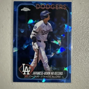 2024 Topps Chrome Update Sapphire SHOHEI OHTANI Japanese-Born HR Record #USCS123 - Picture 1 of 2
