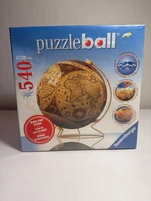 Puzzleball Historical World Map 540 Piece 3D Jigsaw Ravensburger - New & Sealed - Image 1 of 4