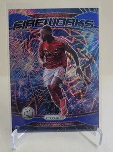2024-25 PANINI PRIZM PREMIER LEAGUE CALLUM HUDSON-ODOI FUEGOS ARTIFICIALES AZUL BRILLO/8 - Imagen 1 de 2