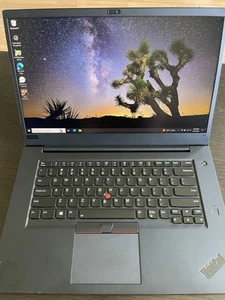 Lenovo Thinkpad P1 gaming laptop discrete GPU Quadro P1000 i7-8750H 1080p - Picture 1 of 9