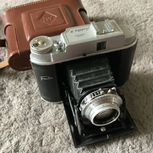 Rare Franka Solida Prontor II Camera Folding 120 Film Camera Leather Case  Enna - Picture 1 of 21