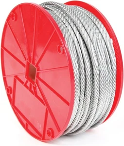 Koch Industries 003251 7 x 19 verzinktes Kabel, 5/16 Zoll mal 200 Fuß, silber - Bild 1 von 3