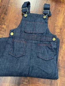 Denim Overalls Red Stitching Kids Health Tex USA 24m Stantogs Retro - Picture 1 of 6