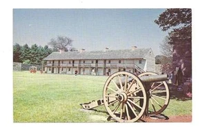 HANCOCK MD Old Fort Frederick Barracks Interior Vtg PC - Picture 1 of 1