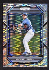 2023 Prizm Baseball Base Pulsar #155 Michael Busch - Los Angeles Dodgers !