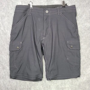 Kuhl Renegade Cargo Shorts Men's 36 Black 11" Workwear Utility Hike Outdoor Camp - Picture 1 of 10
